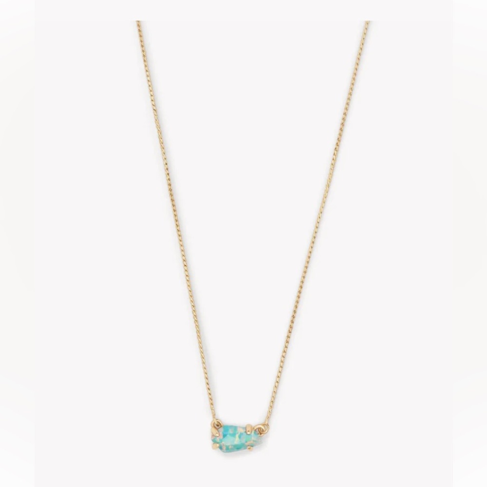 Kendra Scott ‘Jayde’ Necklace w/Kyocera Opal Pendant